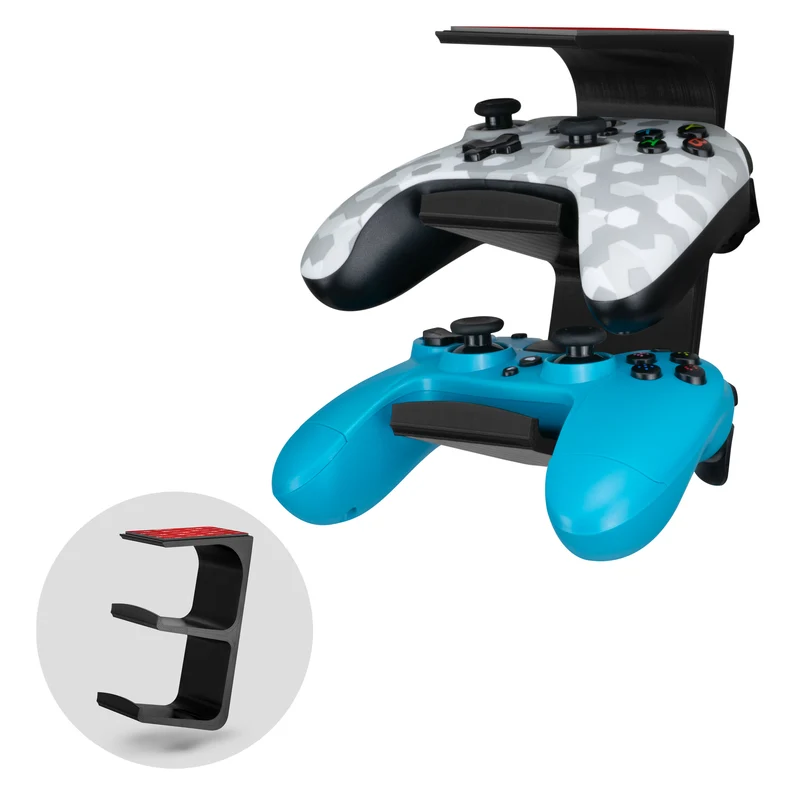 The Iris - Supporto per controller doppio universale sotto la scrivania