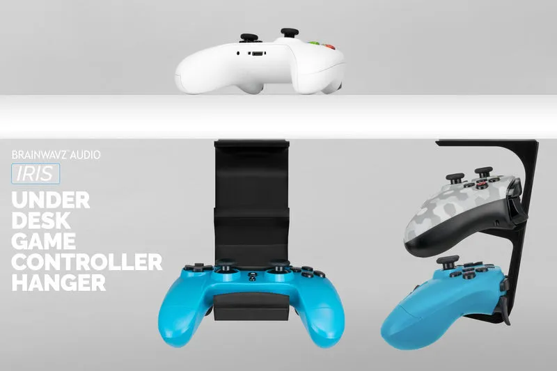 The Iris - Supporto per controller doppio universale sotto la scrivania