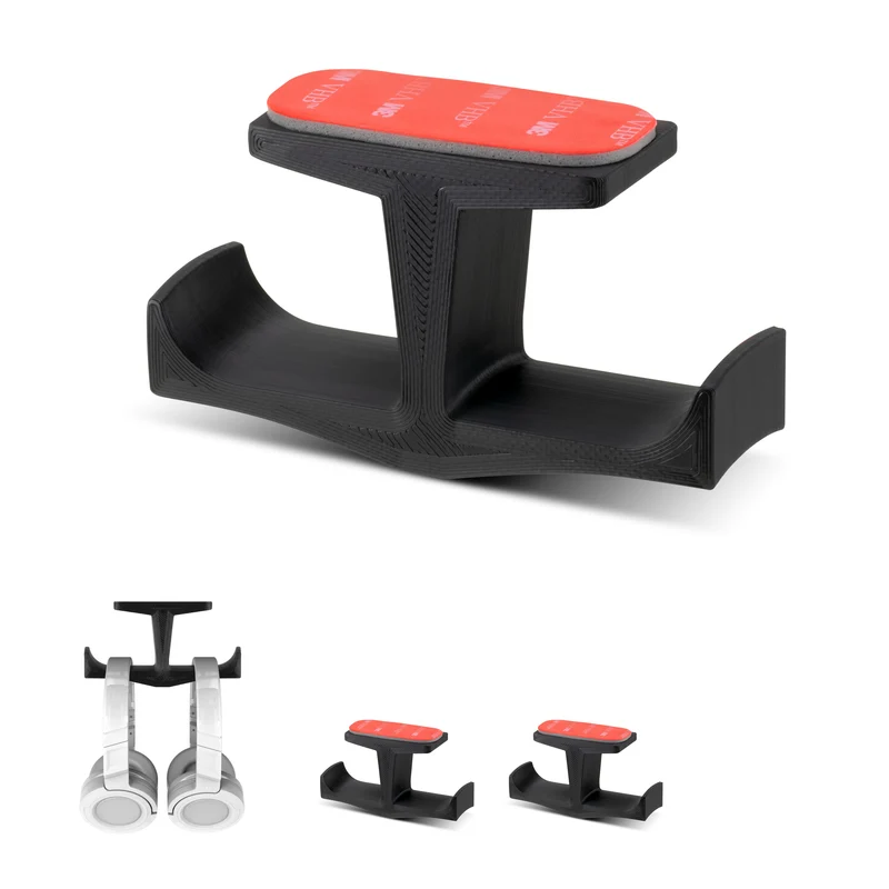 Supporto per doppio supporto per cuffie BigT Under Desk