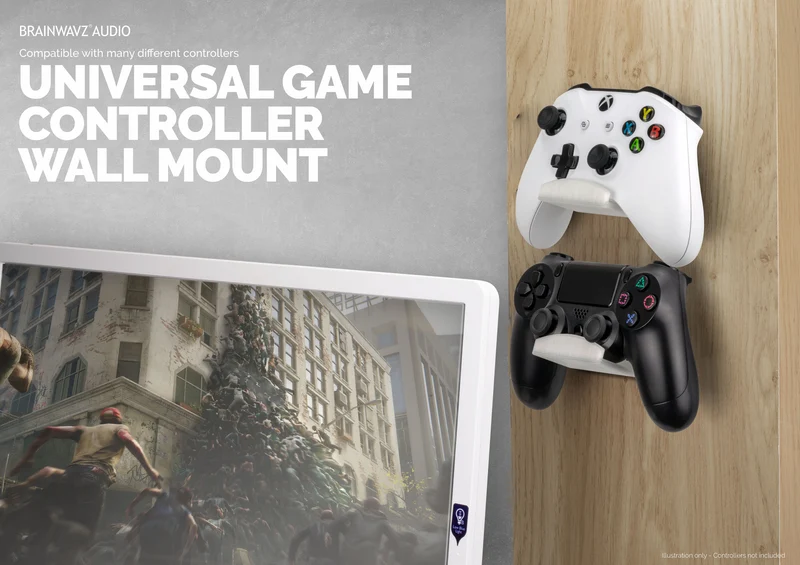 Multi-Pack - Supporto da parete universale per controller di gioco (UGC1) per XBOX, PlayStation, PC e altro