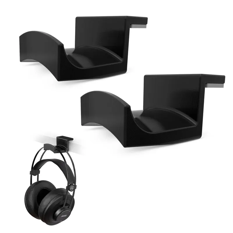 Supporto per cuffie ROOST (confezione da 2) - Montaggio adesivo - Facile da installare