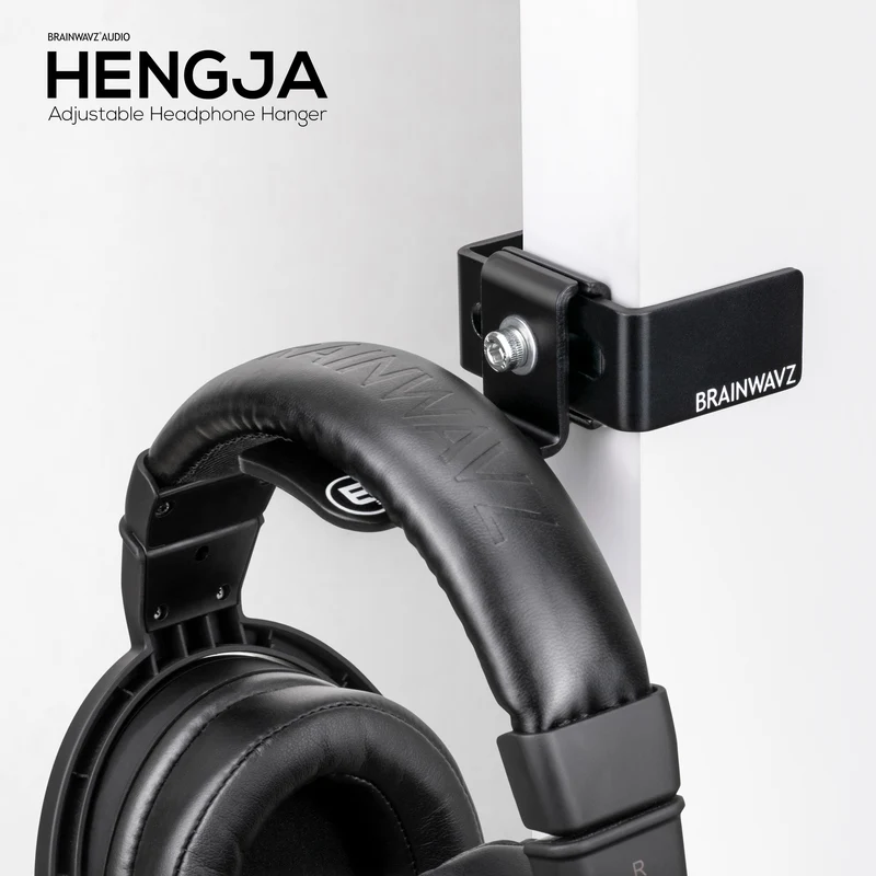 Hengja - Supporto per gancio per cuffie regolabile interamente in metallo