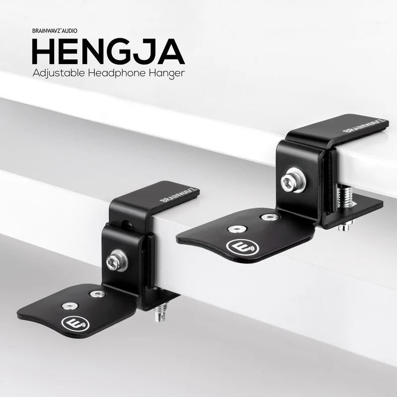 Hengja - Supporto per gancio per cuffie regolabile interamente in metallo