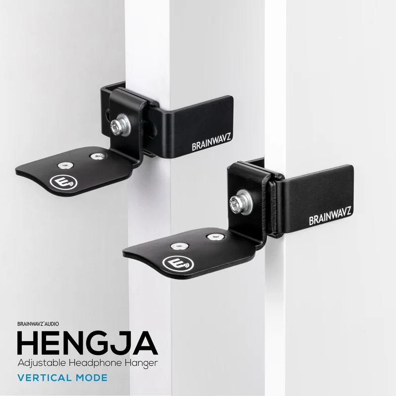 Hengja - Supporto per gancio per cuffie regolabile interamente in metallo