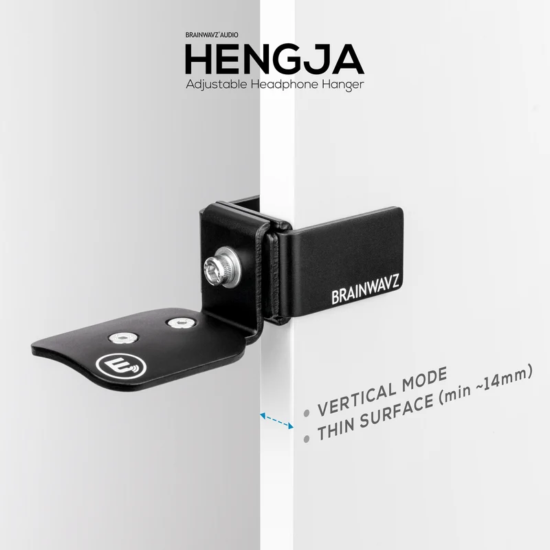 Hengja - Supporto per gancio per cuffie regolabile interamente in metallo