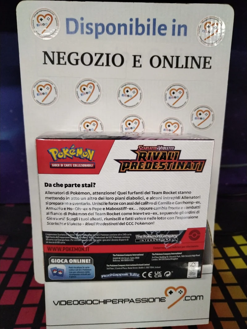 Pokémon GCC: Scarlatto e Violetto - Rivali Predestinati (36 buste di espansione), edizione in italiano
