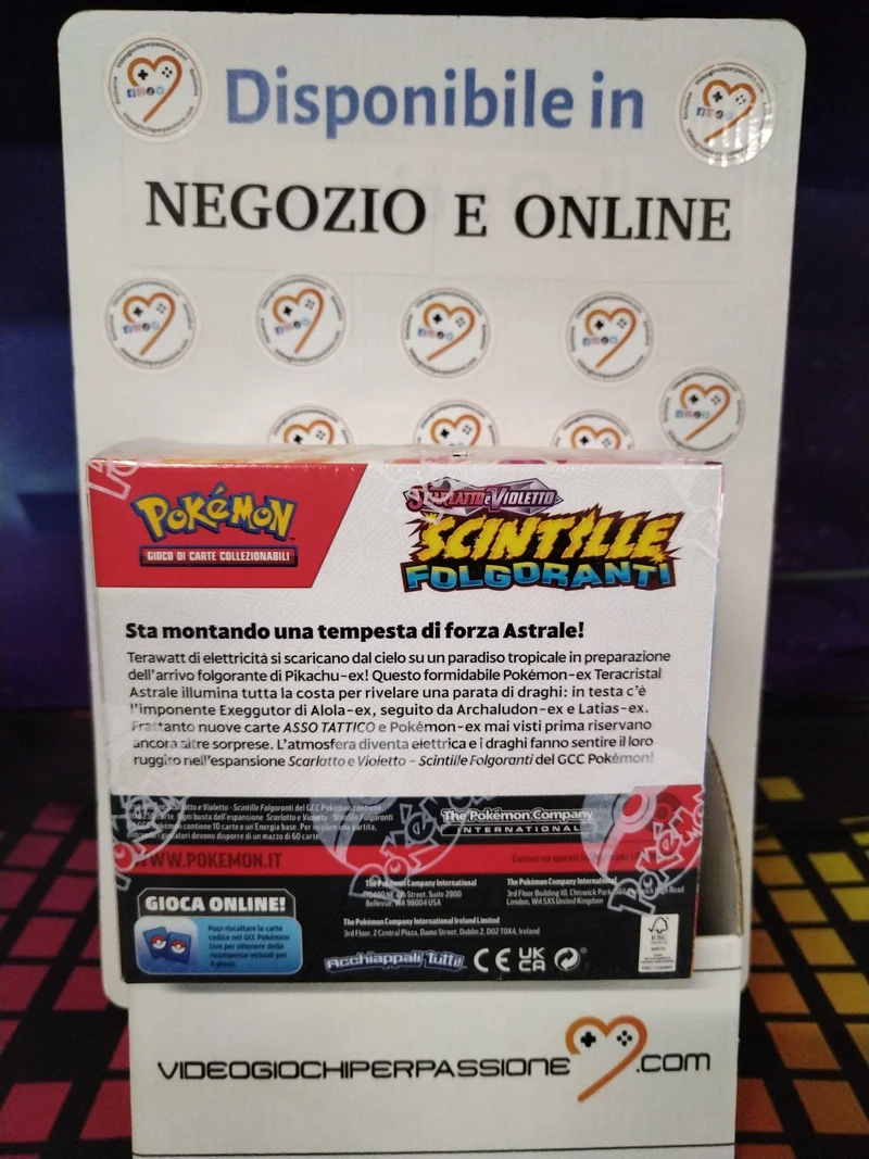 Pokémon GCC: dell’espansione Scarlatto e Violetto - Scintille Folgoranti, 36 buste