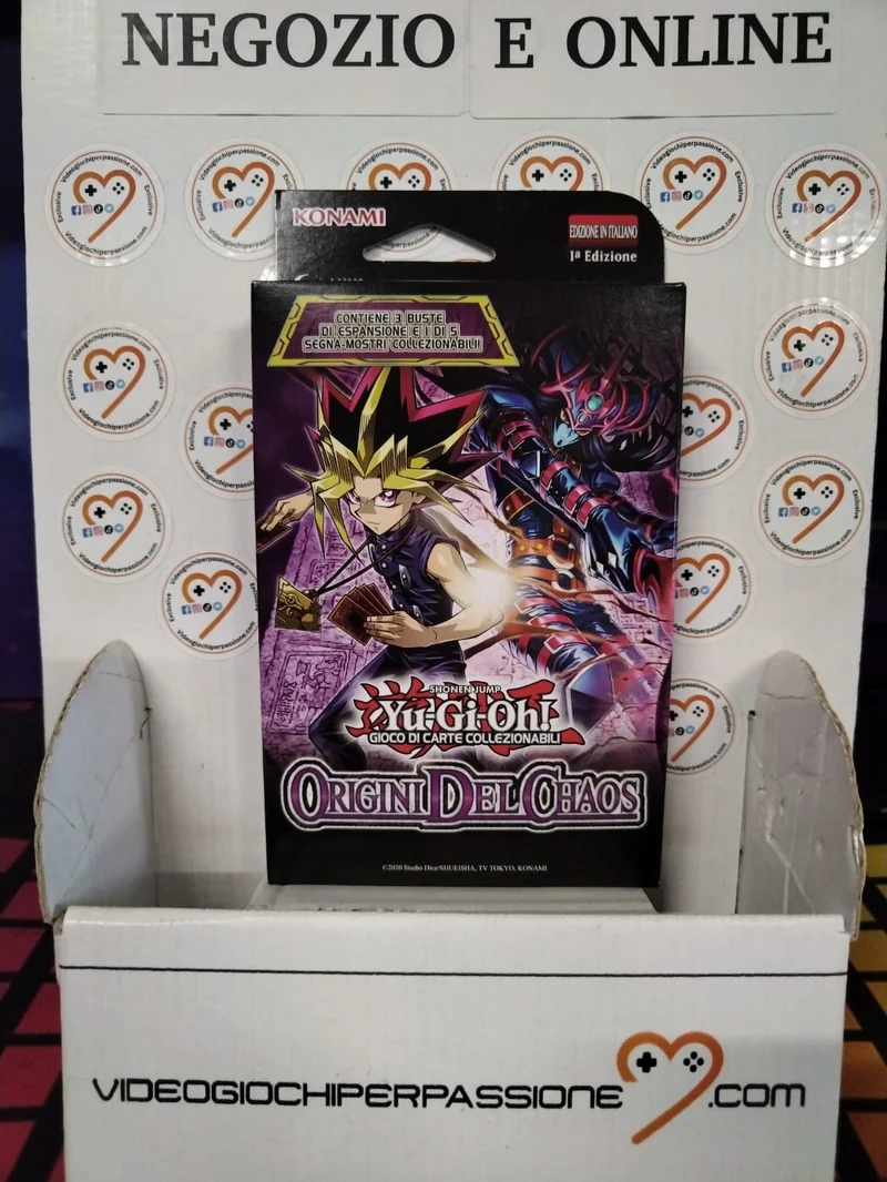 Carte Yu-Gi-Oh! Origini del Chaos - Blister 3 Buste 1 Edizione Edizione Italiana
