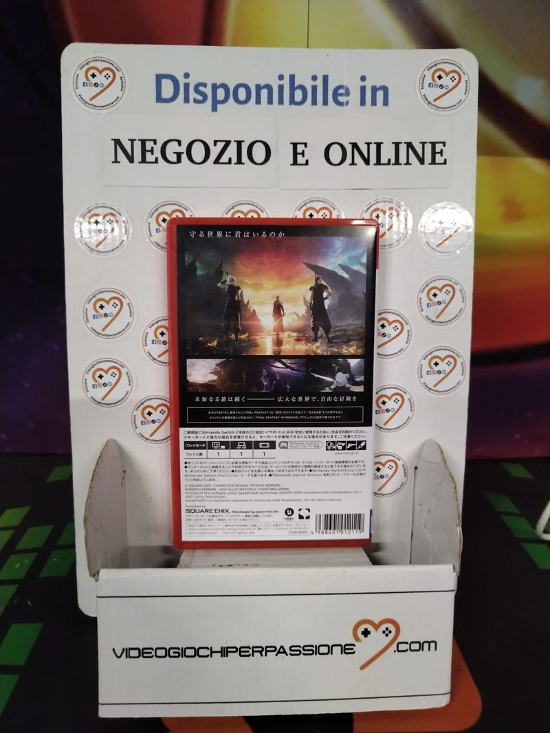 Final Fantasy VII Rebirth - Nintendo Switch 2 (usato garantito)(ver. japan con italiano)
