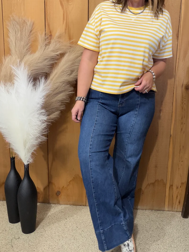 Risen Front Seam Trouser Jeans