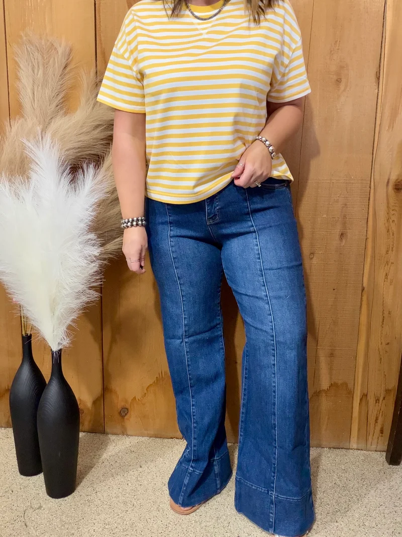 Risen Front Seam Trouser Jeans