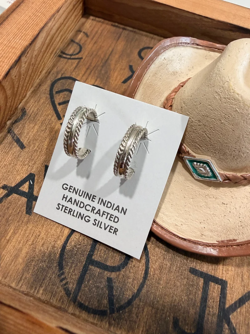 Sterling Silver Hoop Earrings