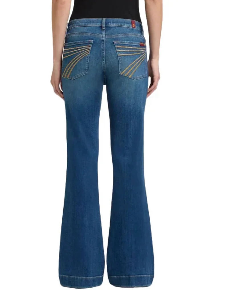 7FAM TAN STITCH DOJOS - 34” inseam (1ZT)