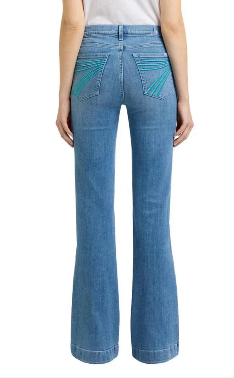 ICE BLUE STITCH DOJOS - 34” inseam (1ZH)
