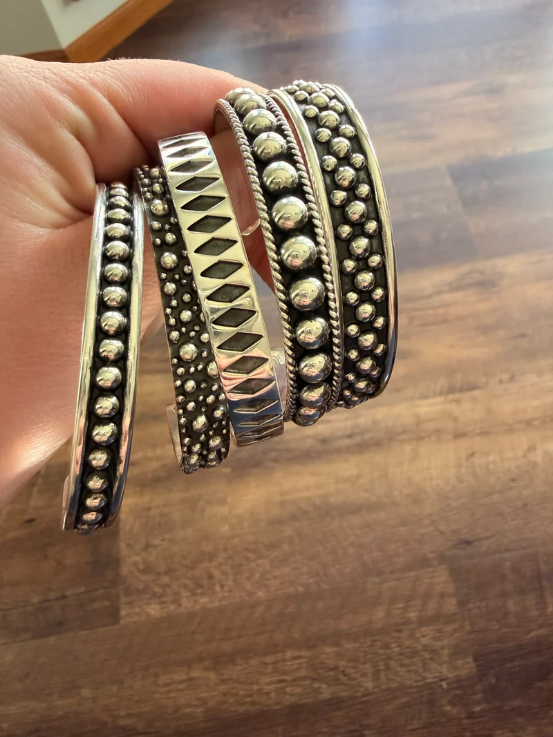 Sterling Silver Cuff Bracelets