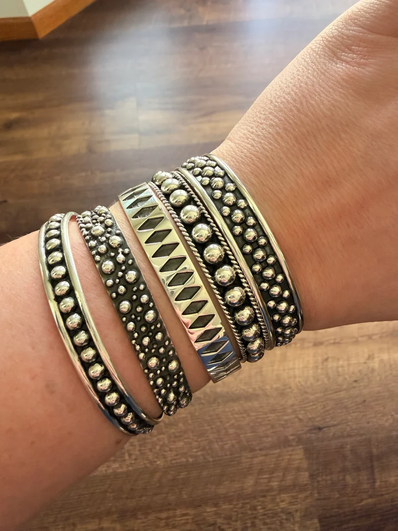 Sterling Silver Cuff Bracelets