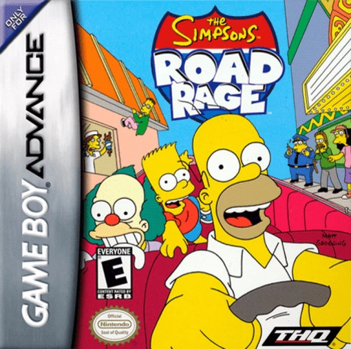 The Simpsons Road Rage - Nintendo Game Boy Advance