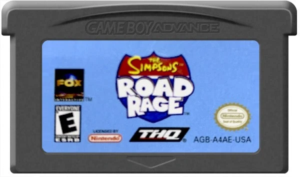 The Simpsons Road Rage - Nintendo Game Boy Advance