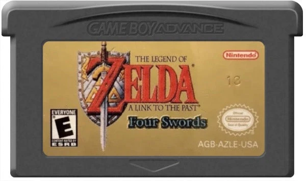The Legend of Zelda Link to the Past + Four Swords - Nintendo Game Boy Advance