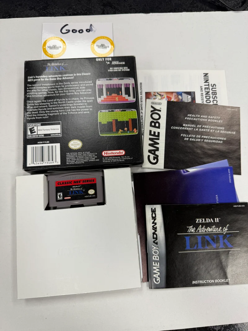The Legend of Zelda II The Adventure of Link Classic NES Series - Nintendo Game Boy Advance