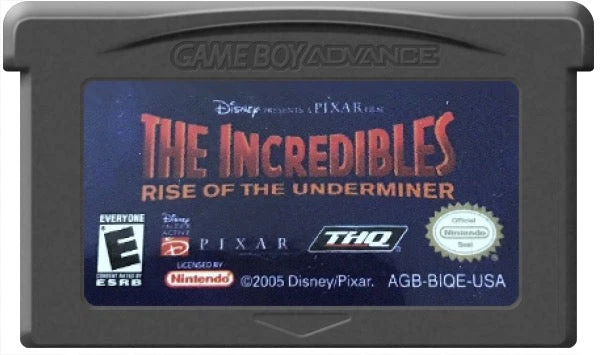 The Incredibles Rise of the Underminer - Nintendo Game Boy Advance