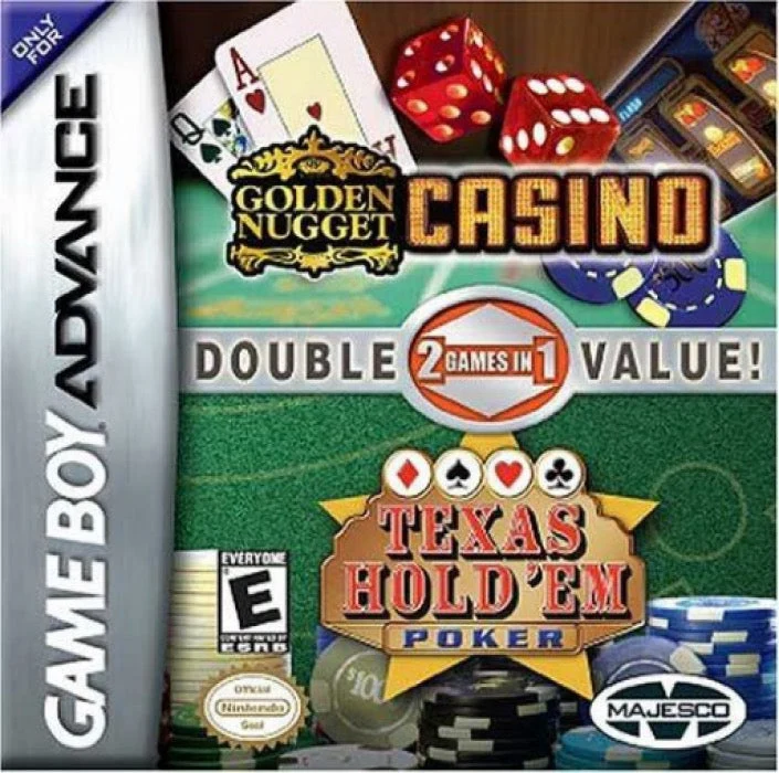 Golden Nugget Casino and Texas Hold 'em Poker - Nintendo Game Boy Advance