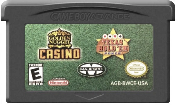Golden Nugget Casino and Texas Hold 'em Poker - Nintendo Game Boy Advance