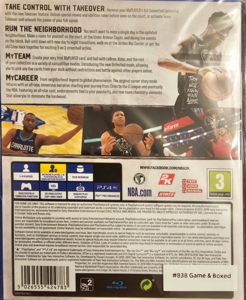 NBA 2K19 – PlayStation 4