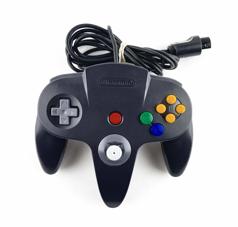 Nintendo N64 Black & Gray Controller (NUS-005)
