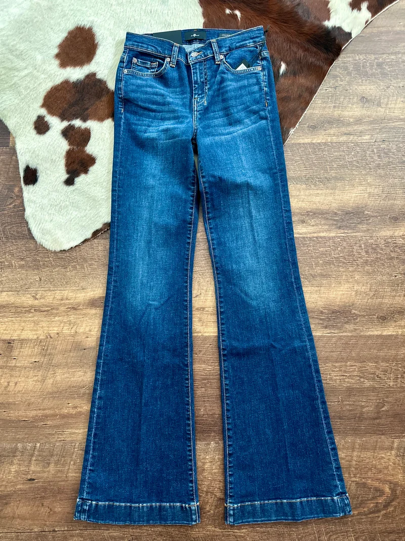 7FAM BROWN SPARKLE STITCH DOJOS - 34” inseam