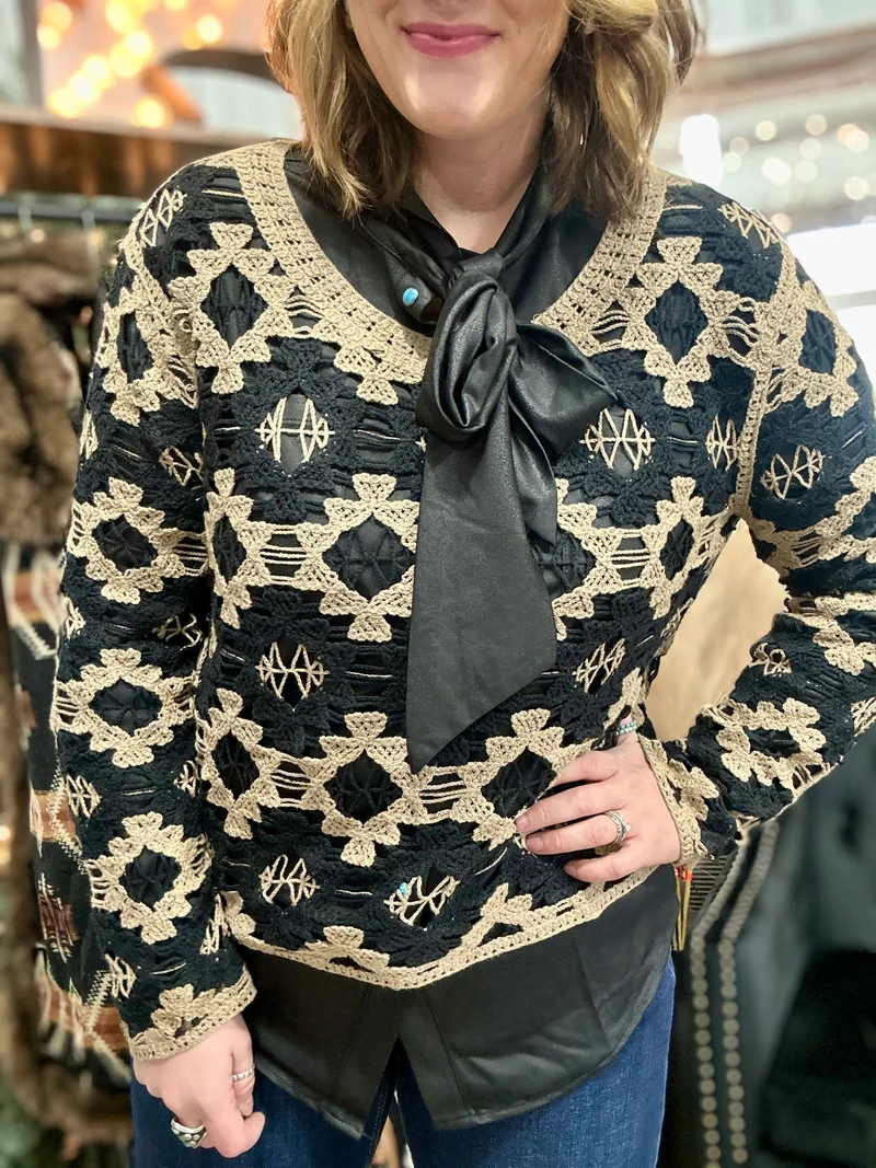 Wild West Weaves Top - Long Sleeve