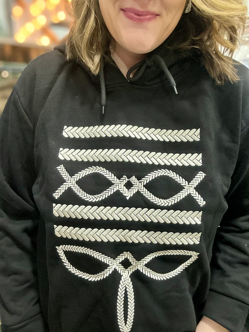 Boot Stitch Hoodie - Black