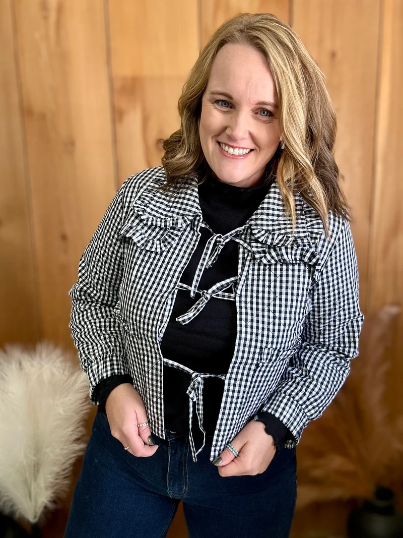 Black Check Jacket