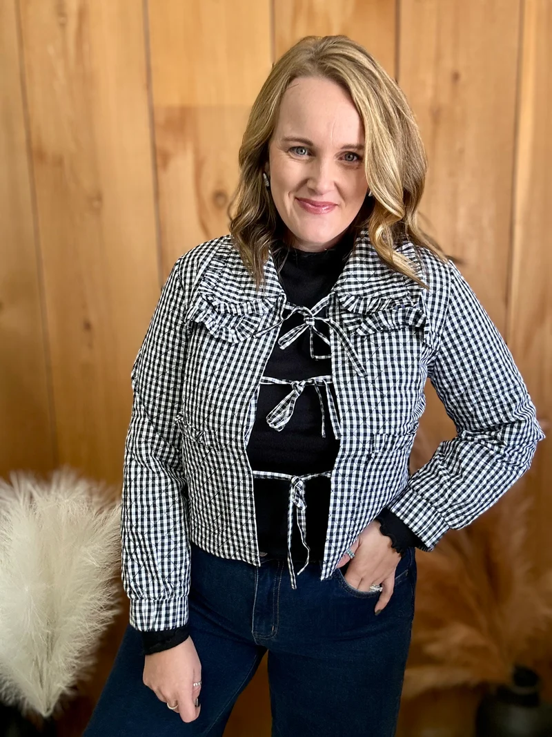 Black Check Jacket