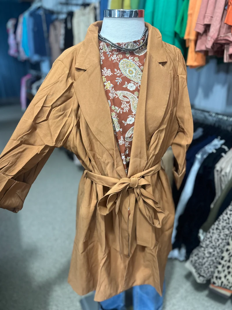 Tan Long Blazer