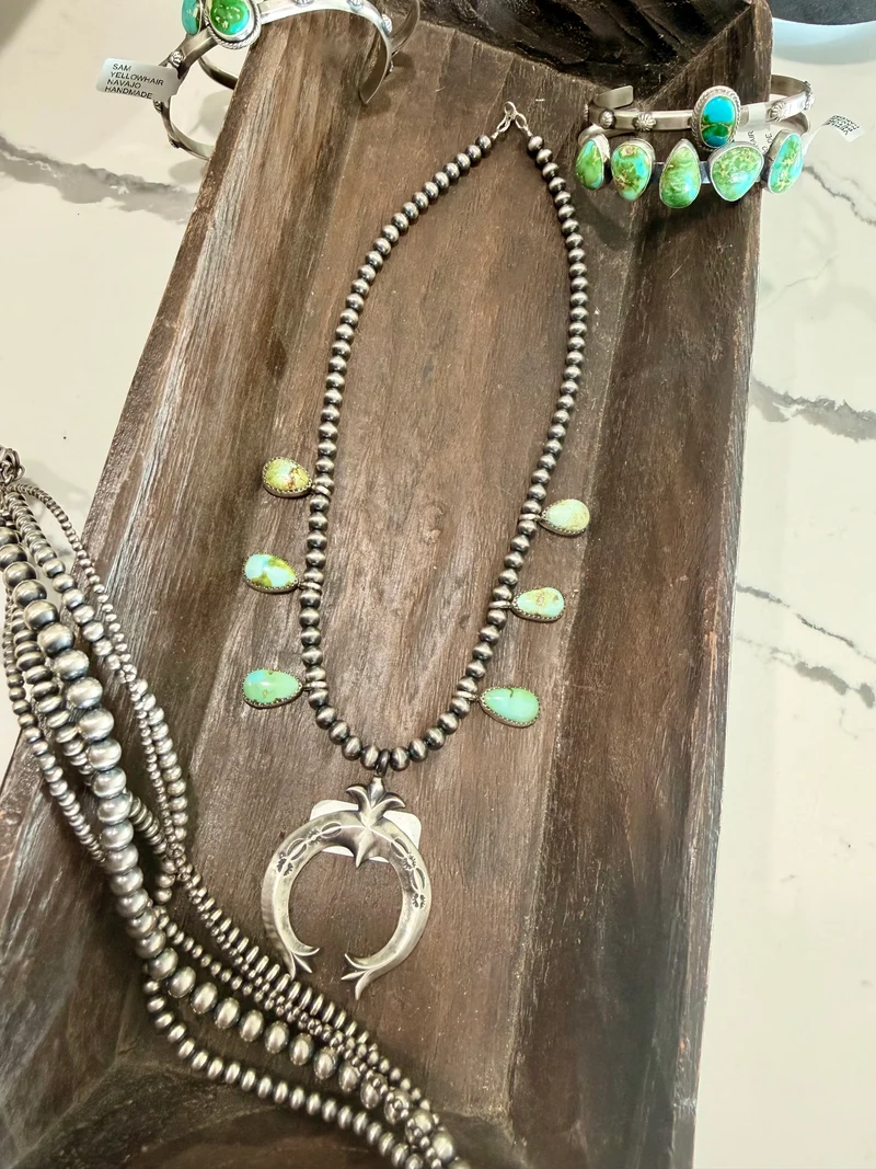 Letricia Largo Navajo Made Sonoran Gold Necklace