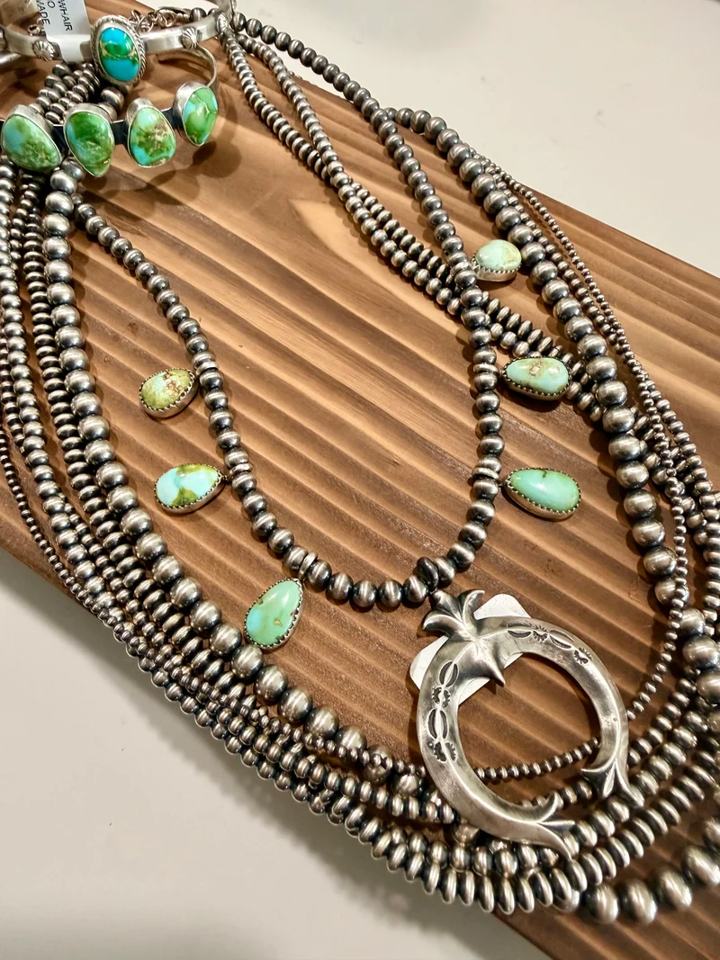 Letricia Largo Navajo Made Sonoran Gold Necklace