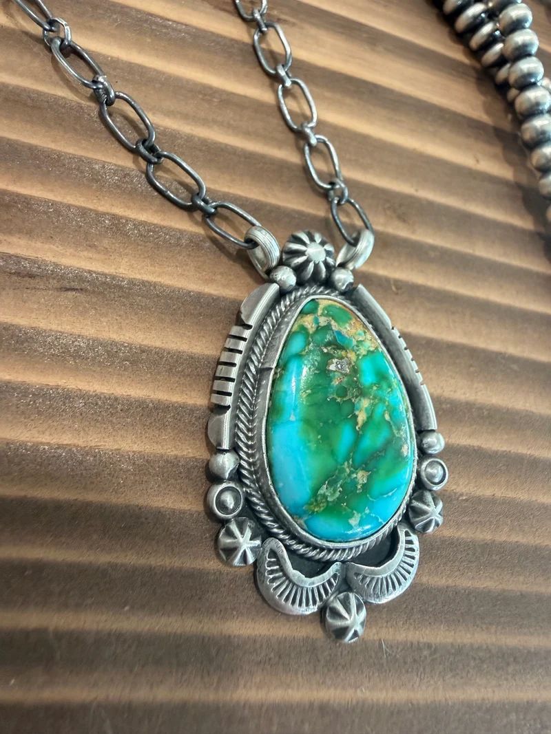 Daniel Benally Navajo Made Sonoran Gold Necklace