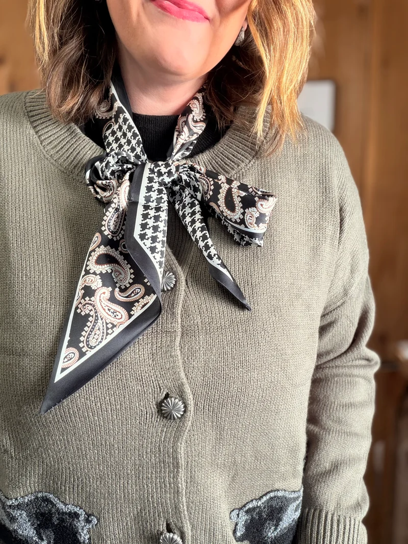TWILLY *black paisley