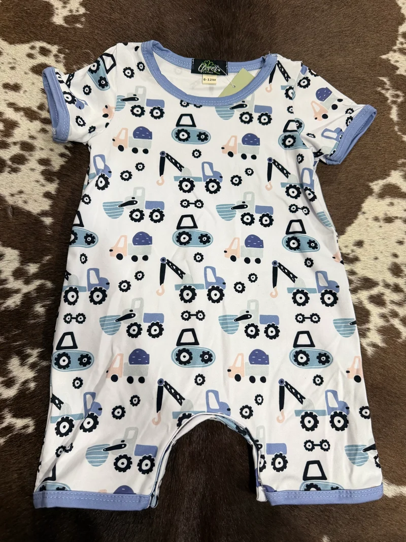 Construction Boy Romper
