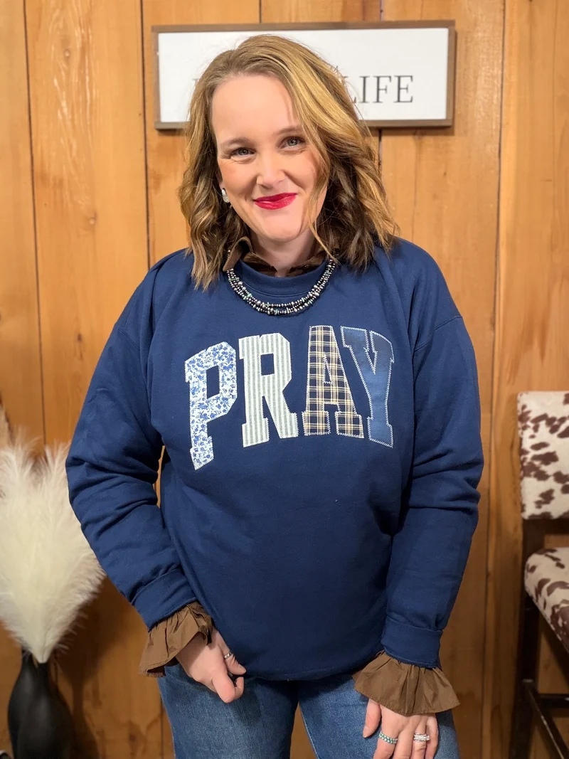 PRAY Crewneck *navy
