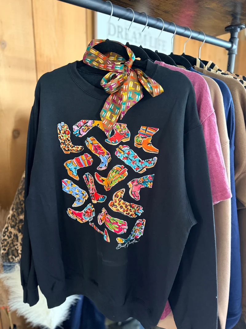 Boot Scootin’ Crewneck