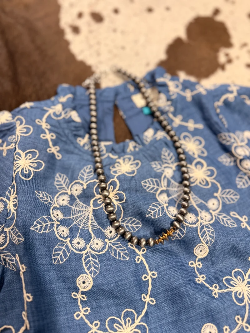 Faux Pearl/Gold Necklace