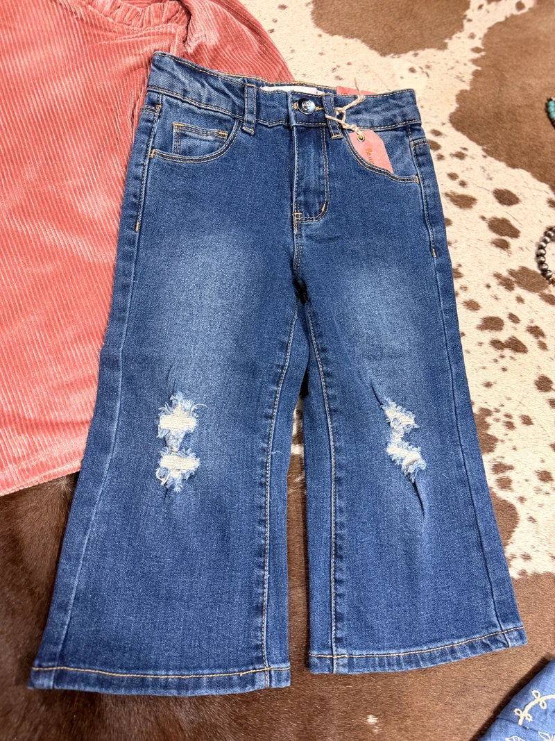 Girls Medium Distressed Jeans