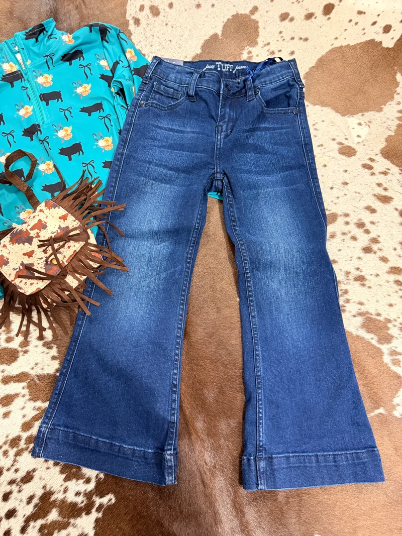 Girls Cowgirl Tuff Trouser Jeans