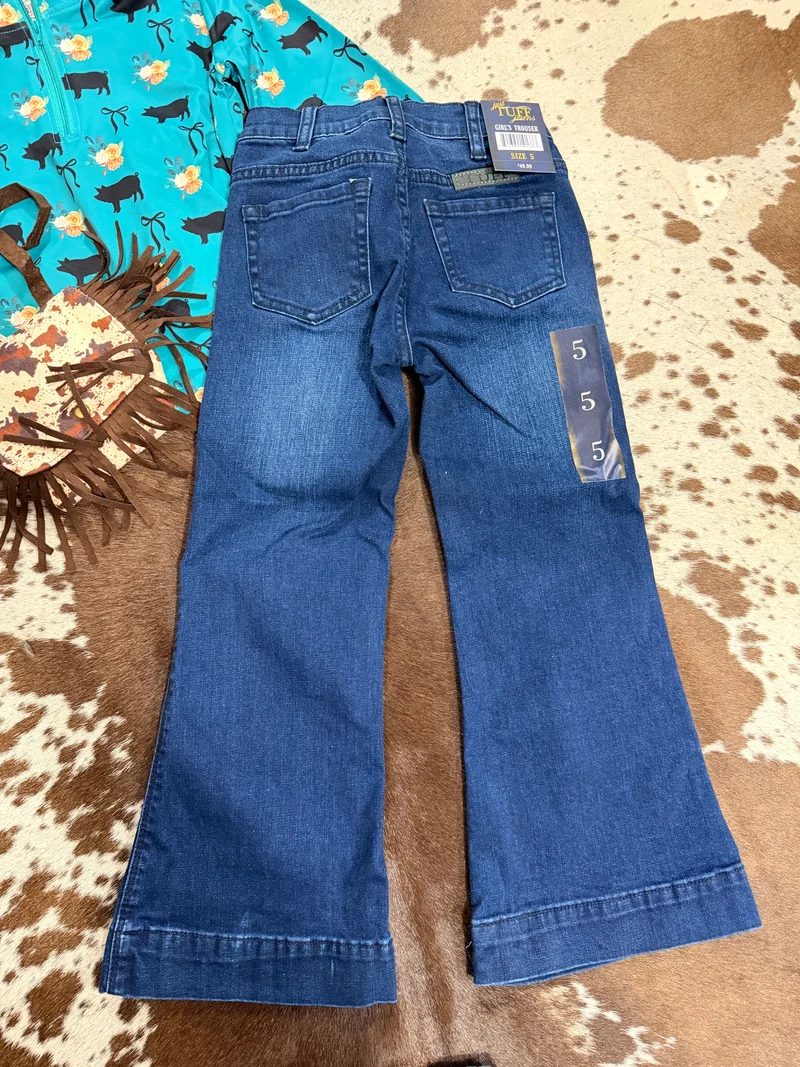 Girls Cowgirl Tuff Trouser Jeans