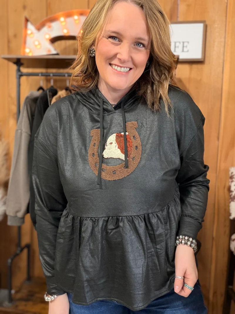 Happy Go Lucky Hereford Hoodie