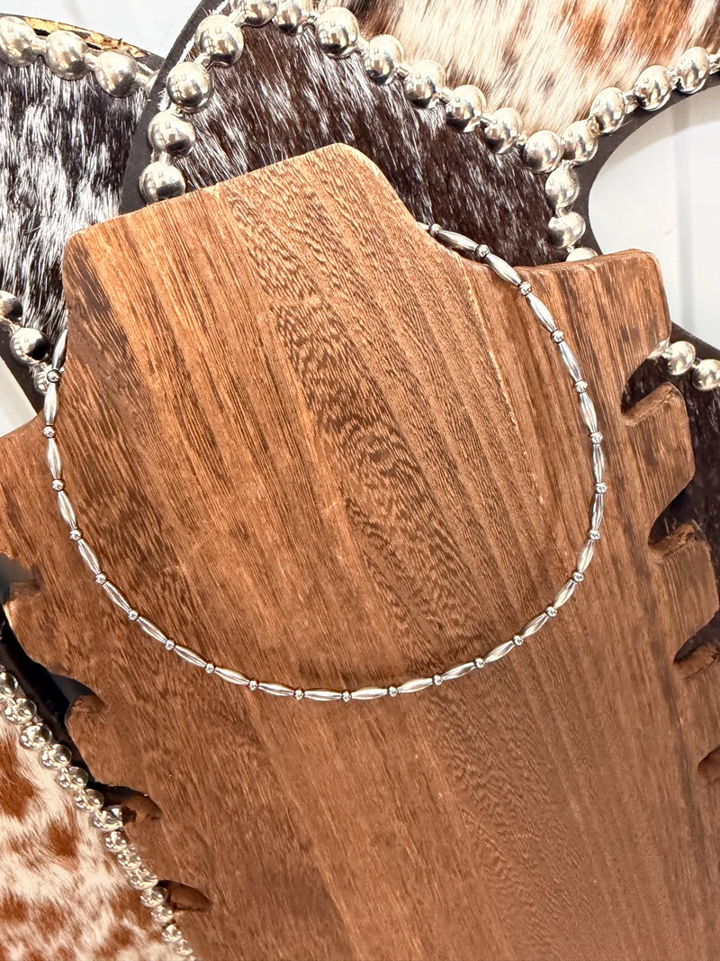 14” Torpedo Pearl Necklace