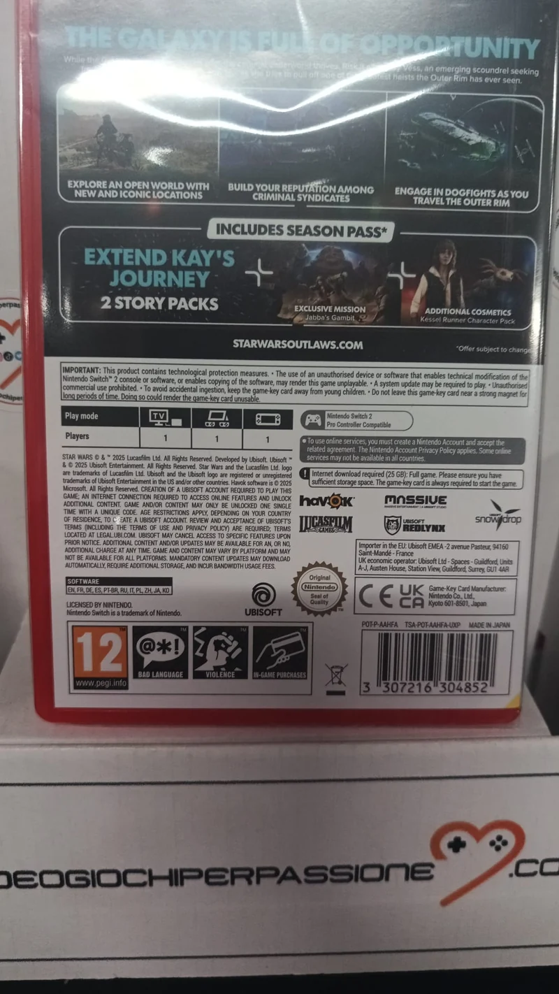Start Wars Outlaws - Gold Edition Nintendo Switch 2 Edizione Europea