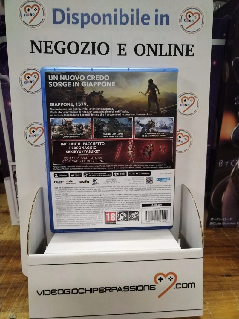 Assassin's Creed Shadows Playstation 5 (usato garantito)(versione italiana)